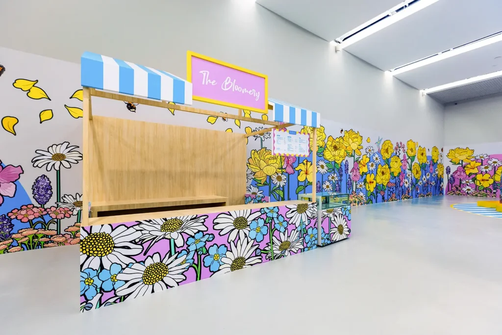 Bloomyard by Graphic Rewilding - The Bloomery Café Close-Up