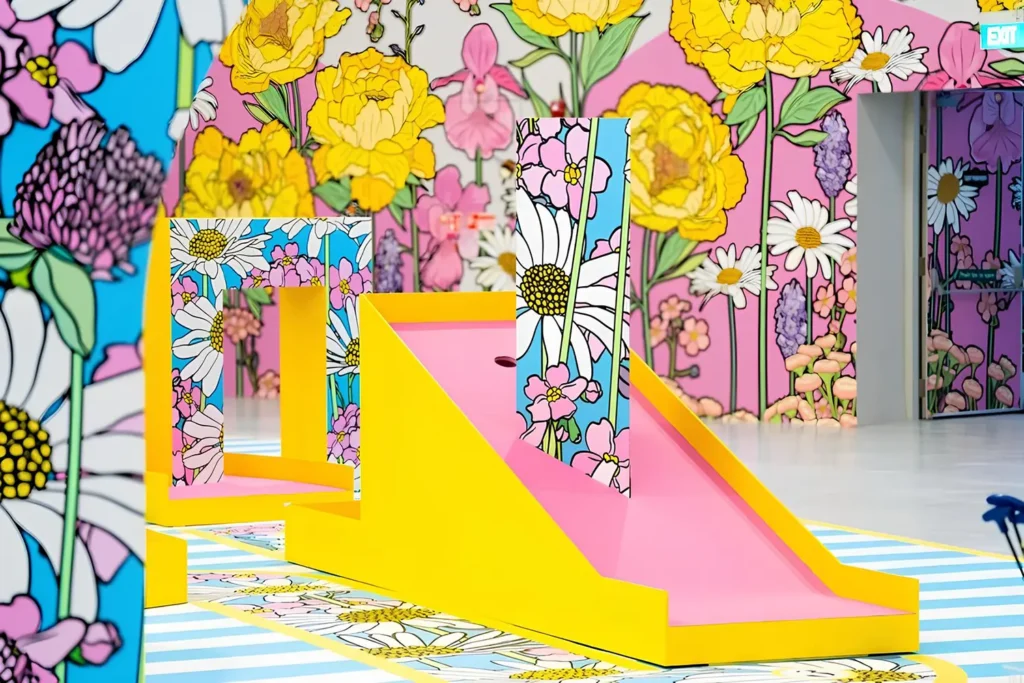 Bloomyard by Graphic Rewilding - Mini-Golf Course Close-Up