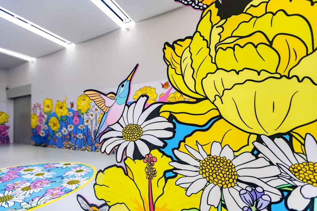 Bloomyard by Graphic Rewilding - Floral Arch Close-Up